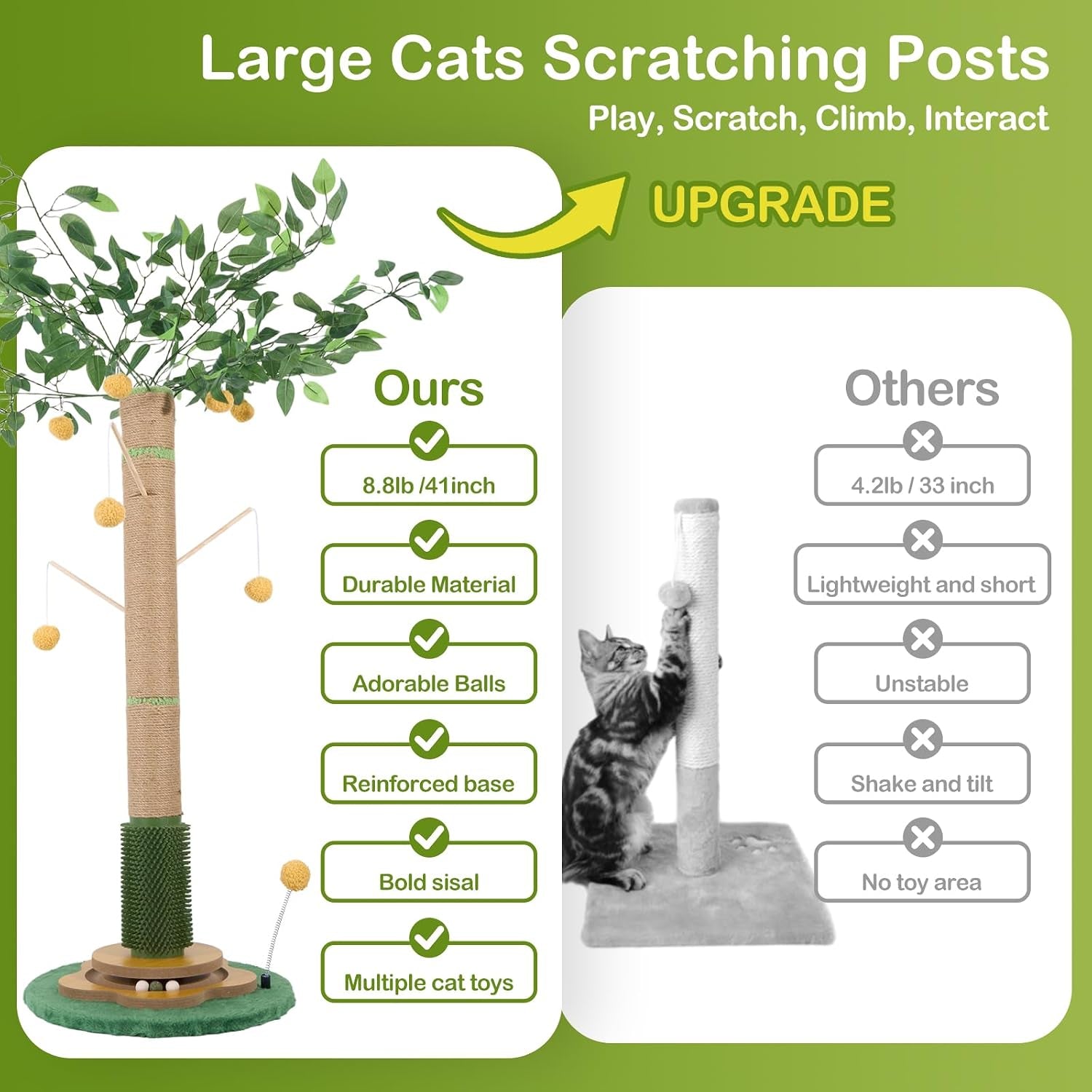 tall-cat-scratching-post-51-inch-sisal-rope-cat-scratcher-tree-for-indoor-cats-kittens-and-large-cats-to-stretch-scratch-play-and-self-groom-suitable-for-living-rooms-and-cat-spaces