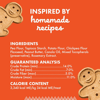 Buddy Biscuits Grain Free Dog Treats, Baked in USA, Large Size Treat with Natural Peanut Butter 14 Oz.3