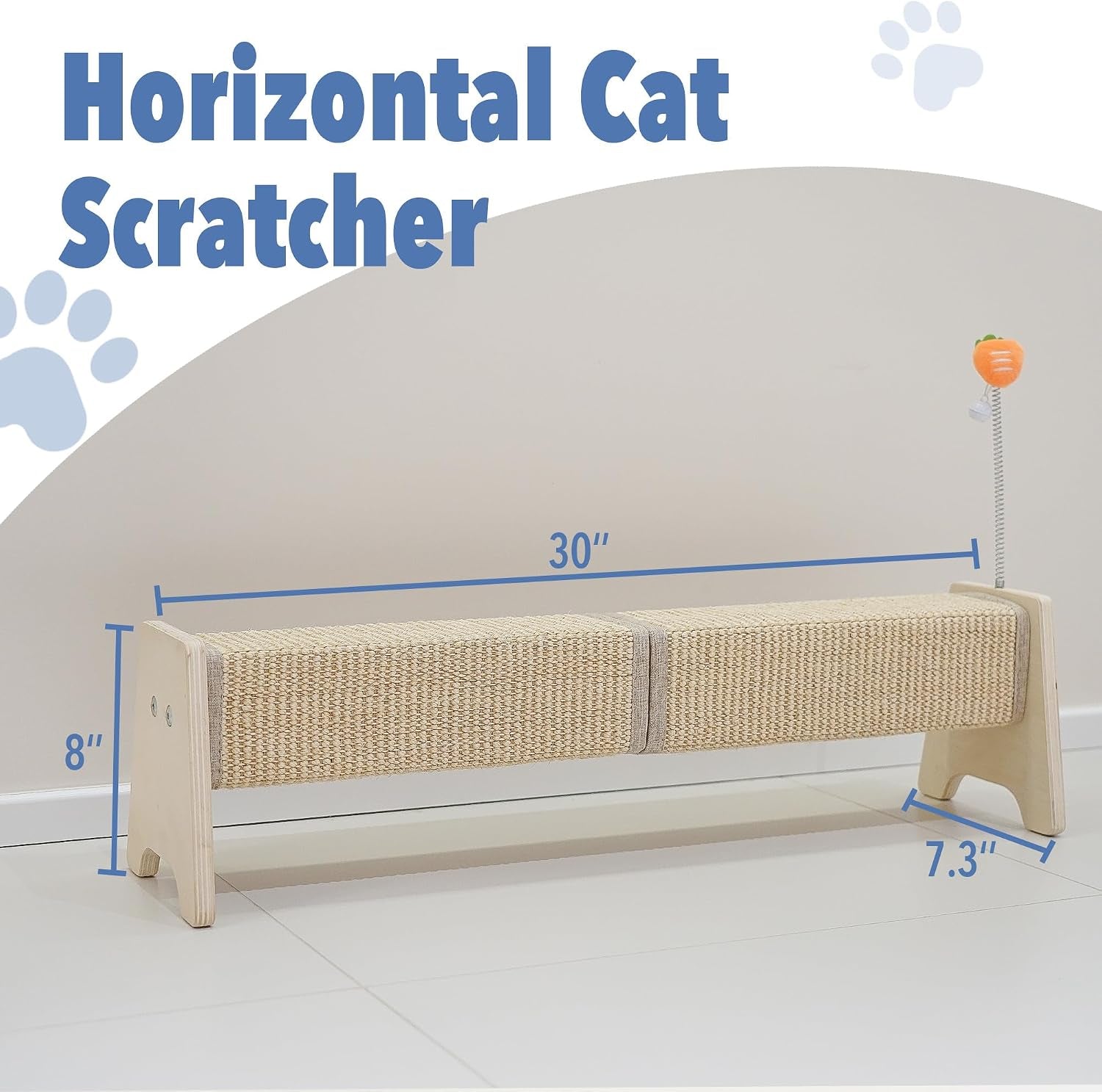 cat-scratching-post-30-horizontal-sisal-scratch-post-for-indoor-cats-durable-cat-furniture-protector-with-spring-toy