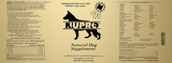 Nupro Natural Dog Supplement | Daily Wellness Support4