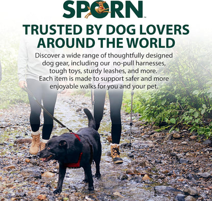 Sporn No Pull Dog Harness, Durable Nylon Mesh Harness for Large Dogs, No Choke Design, Padded Restraint Sleeves, Adjustable Fit, Easy On/Off, Large/Xl for Extra Large Breeds, Black7