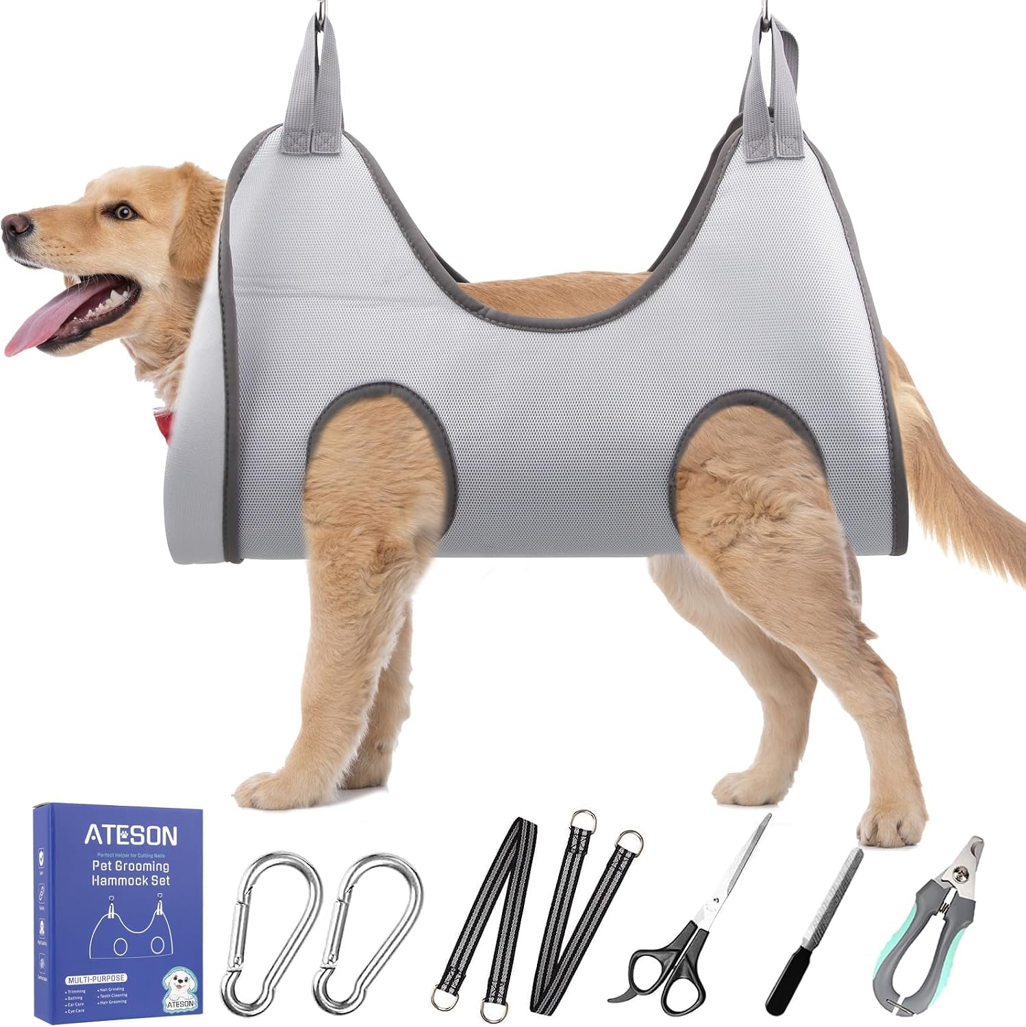 ateson-pet-grooming-hammock-with-nail-clippers-nail-trimmers-grooming-scissors-dog-grooming-harness-for-nail-trimming-pet-grooming-sling-helper