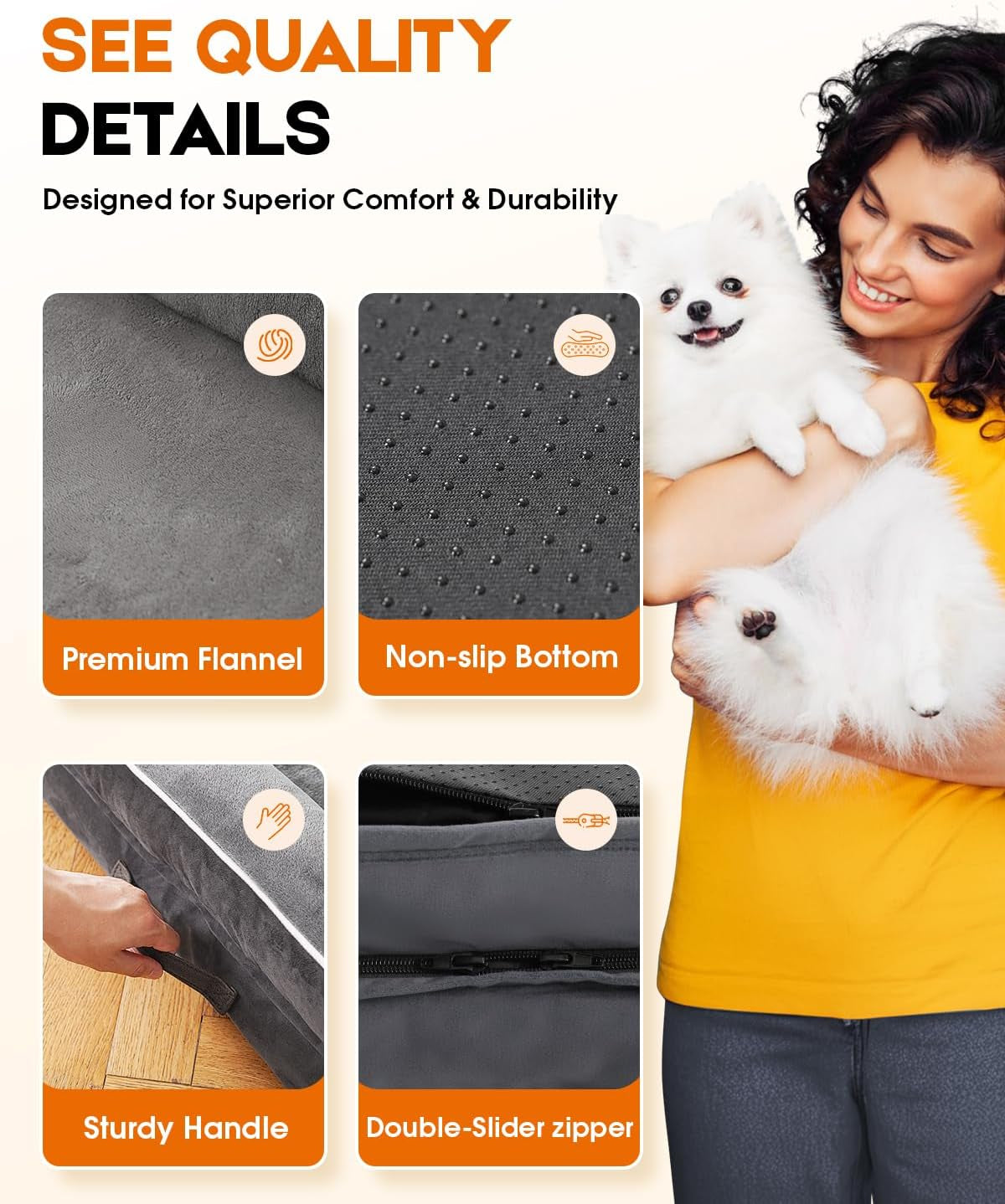 upvilla-orthopedic-dog-bed-xl-four-sided-dog-sofa-washable-cover-gray