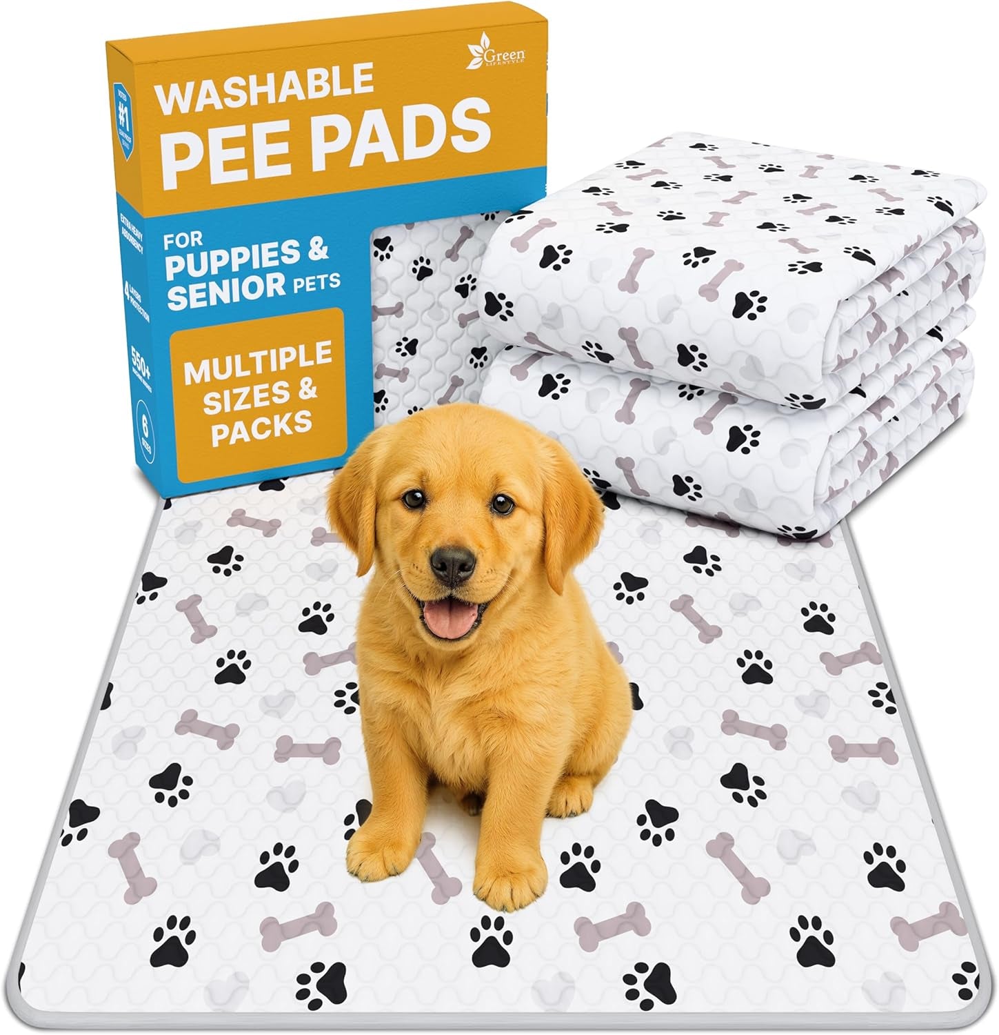 green-lifestyle-washable-pee-pads-for-dogs-waterproof-reusable-puppy-pads-with-anti-slip-backing-pet-training-pad-for-puppy-playpen-crate-whelping-box-potty-training-pack-of-6-30x34