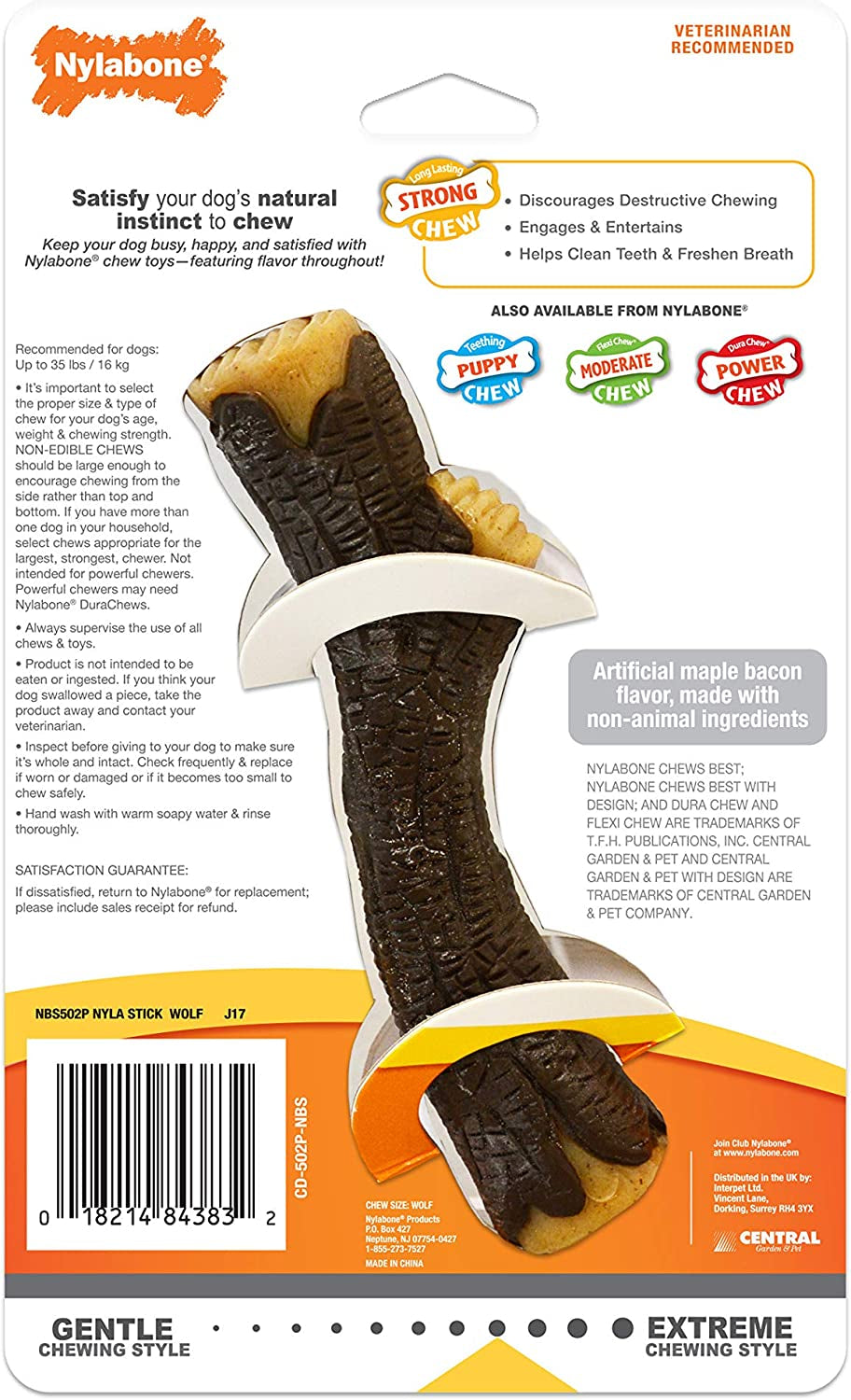 nylabone-strong-chew-stick-made-with-real-wood-dog-chew-toy-medium-bacon-flavor-medium-breeds-no-splintering-durable-chew-toys-long-lasting-helps-clean-teeth-medium-breeds-up-to-35-lbs