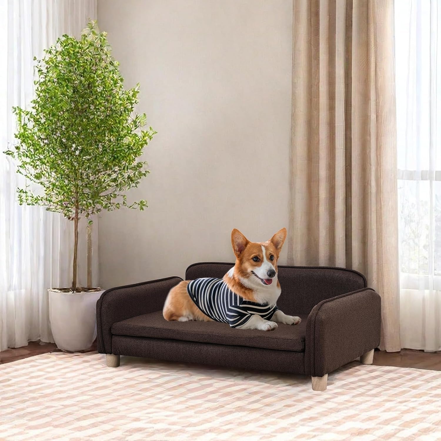 big-sized-dog-bed-wooden-frame-pet-sofa-couch-washable-cushion-cat-couch-linen-fabric-dog-sofa-and-chair-for-medium-pet-rest-brown