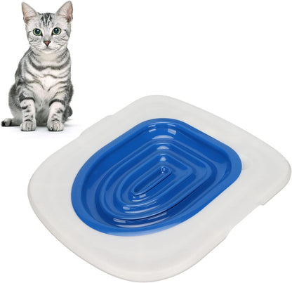 Ritoeasysports Cat Toilet Training Kit, Removable Premium ABS Tray, Easy Clean Litter Box System for Kittens Adult Cats Housebreaking5