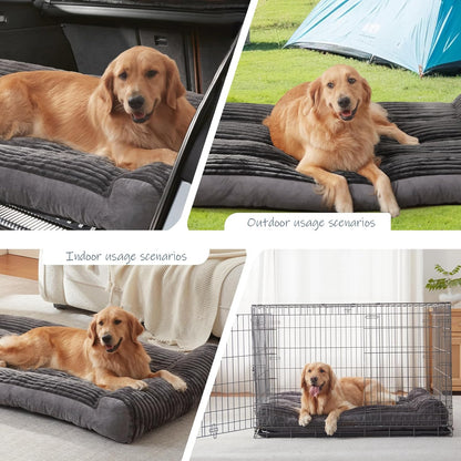 Dog Beds for Medium,Large Dogs Breeds,Sofa Dog Bed with Pillow for Crate Kennel, Super Soft Pet Bed for Support Bolster, Comfortable Pet Couch Bed & Non-Slip Bottom6
