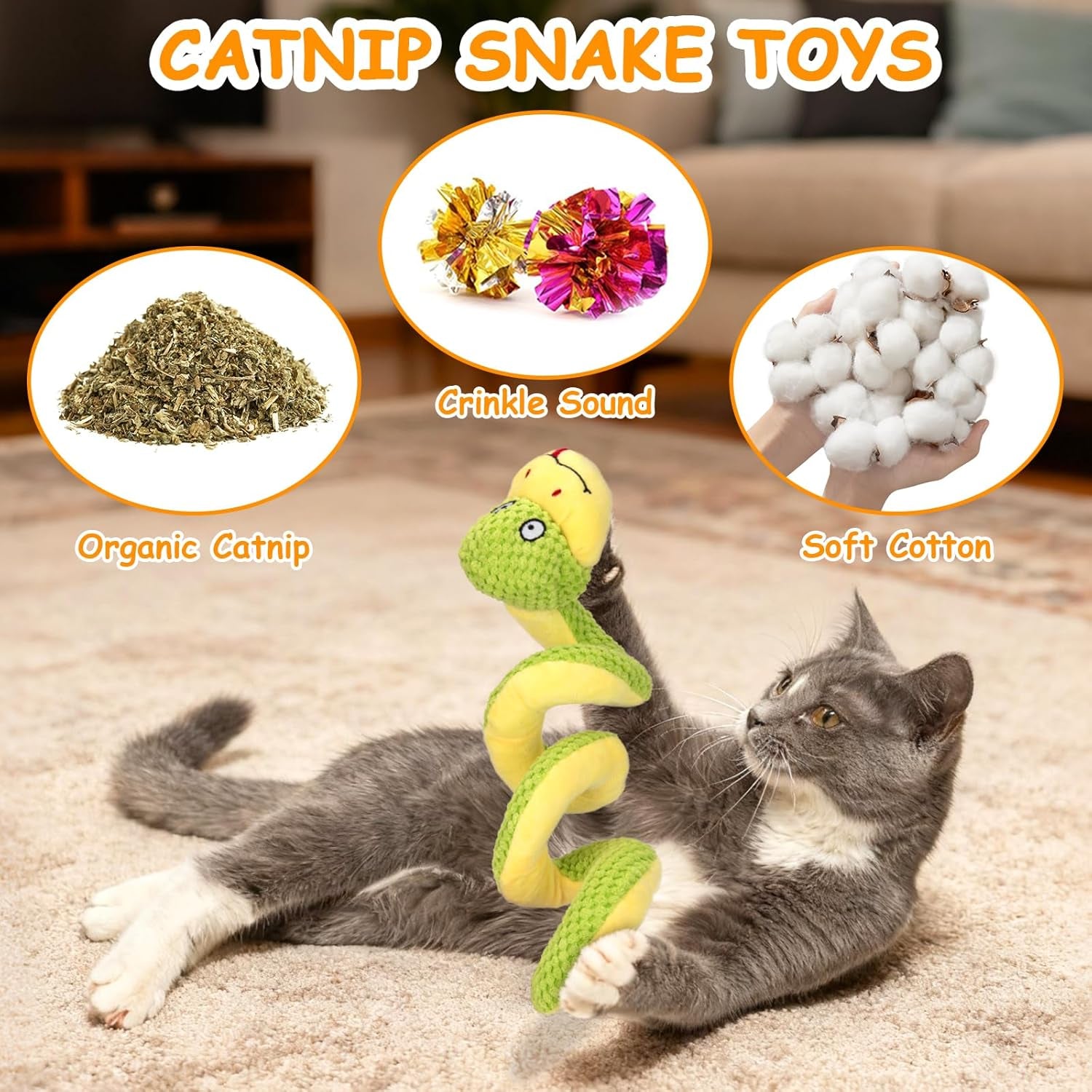 retro-shaw-11-realistic-snake-cat-toy-interactive-kicker-toy-for-indoor-cats-with-silvervine-catnip-crinkle-sound-spring-loaded-design-bite-resistant-plush-for-kitten-teething-boredom-relief