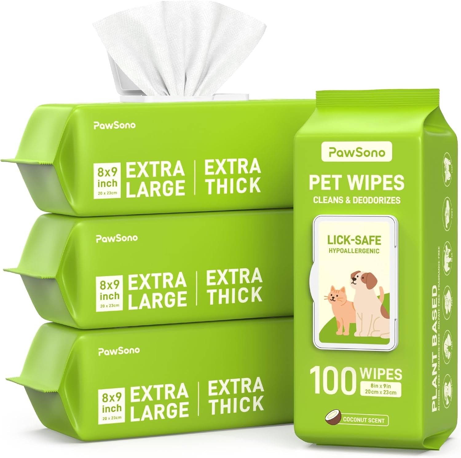 hypoallergenic-pet-wipes-for-dogs-cats-small-animals-400-coun-quick-clean-deodorize-paws-butt-eyes-face-fur-daily-grooming-wipes-extra-large-thick-coconut-scented