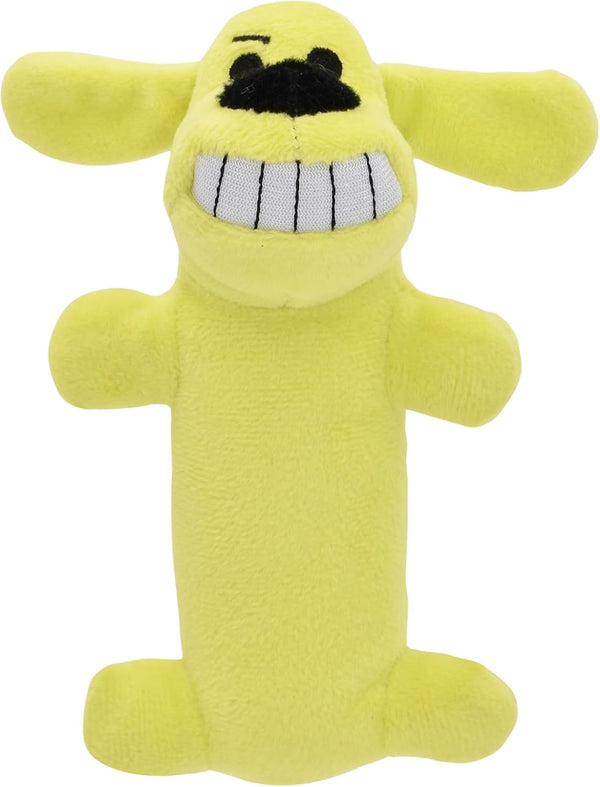 Multipet Original Loofa Dog Plush Toy - Squeaky Toy for All Dogs - Extra Soft Plush - Stuffed Animal Dog Toys for Playing (1 Count, 6”, Random Color Surprise)1