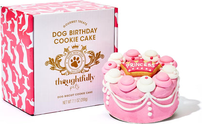Blue Dog Birthday Cookie Cake, Decorated Gourmet Biscuit Dog Treat Cake | Crunchy Dog Biscuit, Birthday Gift for Dogs, Dog Lover Gift, Pet Celebration, Dog Mom & Dog Dad Gifts12