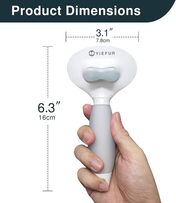 Cat Brush for Shedding, Self Cleaning Brush for Long & Short Hair Cats | Removes Loose Hair,Gentle Massage,For Indoor Cats,Reduces Shedding,Soft Rounded Tips,Ergonomic Silicone Handle,Easy Grooming6
