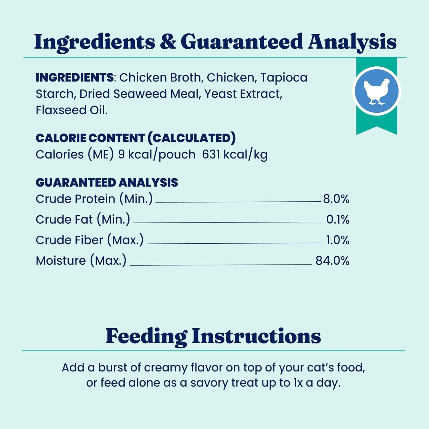 solid-gold-lickable-cat-treats-limited-ingredient-chicken-seameal™-squeezable-healthy-cat-treats-for-indoor-cats-snack-topper-squeeze-ups-for-cats-w-seaweed-for-gut-immune-support-3oz-30ct