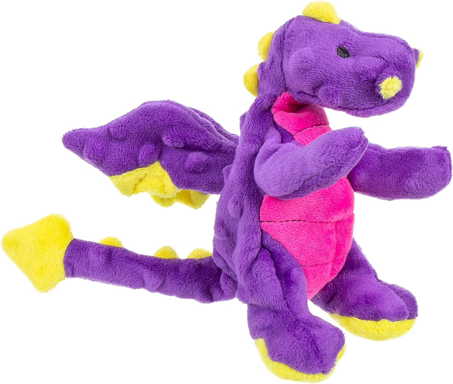 godog-bubble-plush-dragons-squeaky-dog-toy-chew-guard-technology-coral-large