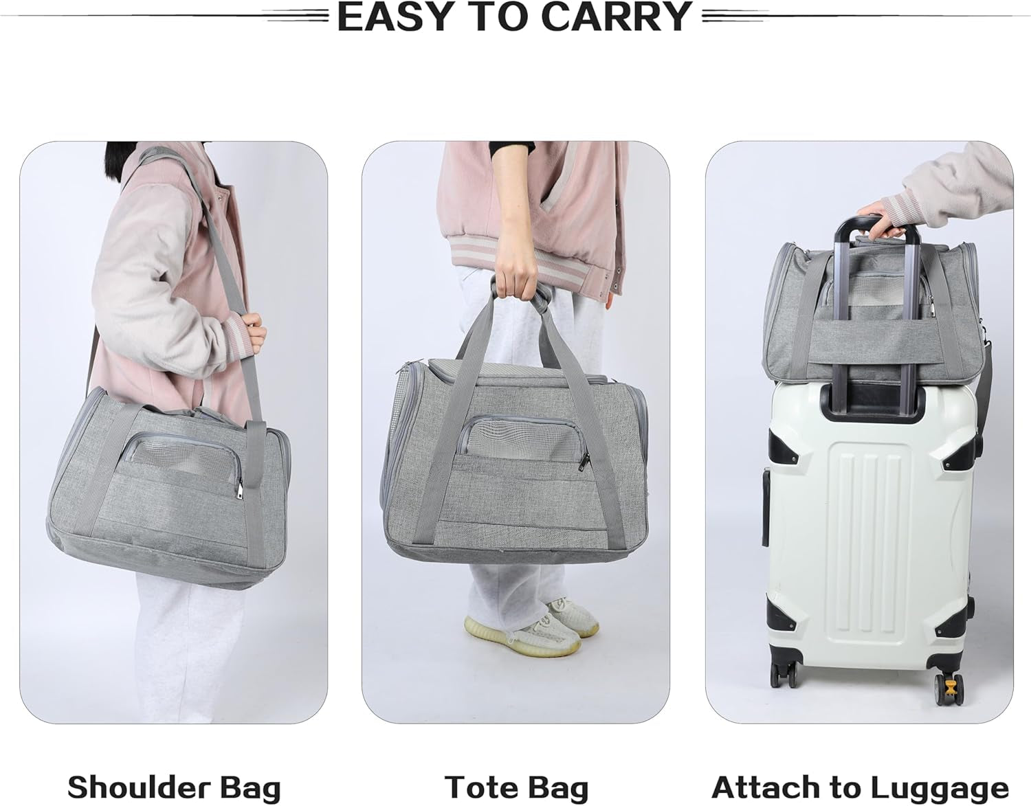 fluffydream-pet-travel-carrier-soft-sided-portable-bag-for-cats-small-dogs-kittens-or-puppies-collapsible-durable-airline-approved-travel-friendly-grey-17-0-l-x-10-0-w-x-11-0-h-grey