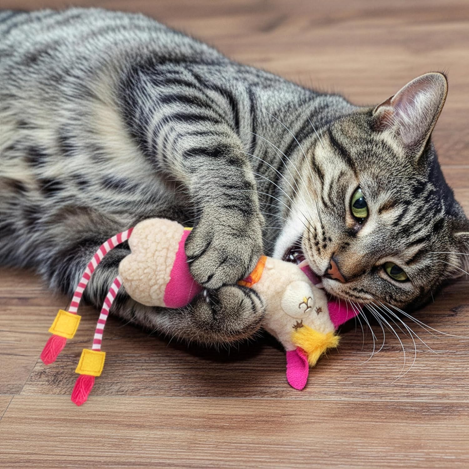 smartykat-leggy-llama-catnip-crinkly-plush-kicker-cat-toy-soft-floppy-body-for-wrestling-bunny-kicks-for-cats-kittens