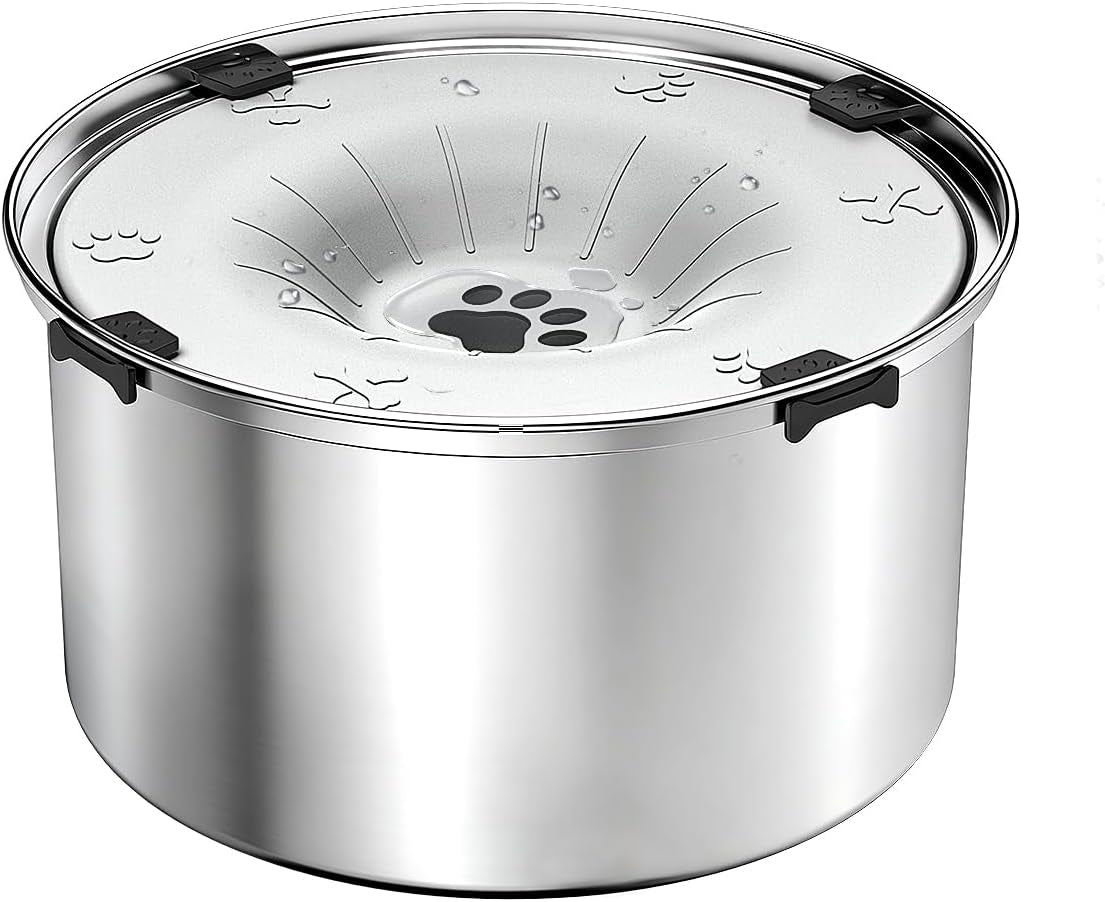 schitec-no-spill-dog-water-bowl-for-large-dogs-5-6l-1-5-gallon-stainless-steel-splash-proof-slow-drinking-pet-dish-with-floating-disk-non-slip-base-mess-free-design-for-home-or-travel-gray