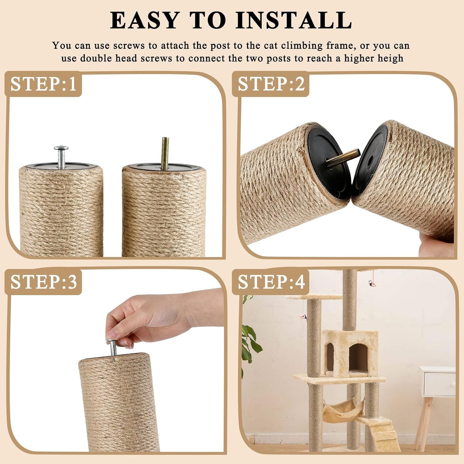 4-pcs-cat-scratching-post-replacement-natural-jute-pole-cat-tree-replacement-parts-cat-scratch-pole-with-8-m8-screws-and-1-wrench-for-indoor-kittens-tower-11-8-x-3-3-in
