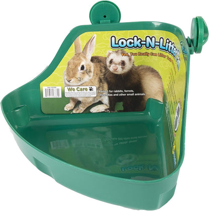 Ware Manufacturing (2 Pack) Plastic Lock-N-Litter Pan for Small Pets - Size Regular2