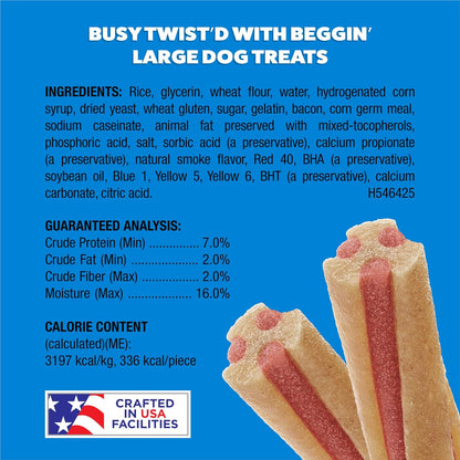 Purina Busy with Beggin' Dog Treats, Twist'D - 10 Count (Pack of 1)6