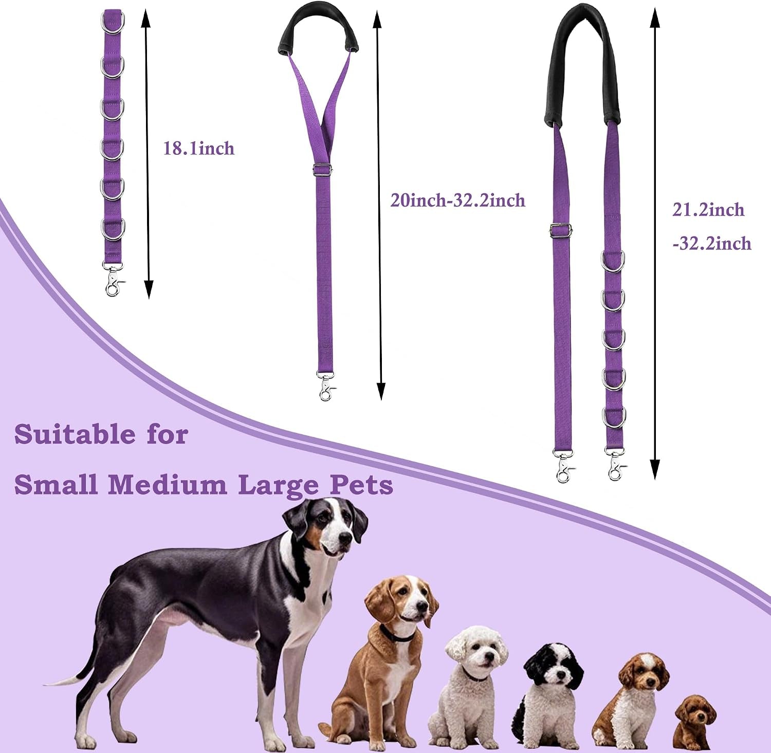pet-grooming-loop-and-belly-strap-for-dogs-with-extension-strap-nylon-restraint-noose-adjustable-slip-rope-dog-grooming-supplies-for-dog-grooming-arm-and-pet-grooming-table-3-pack