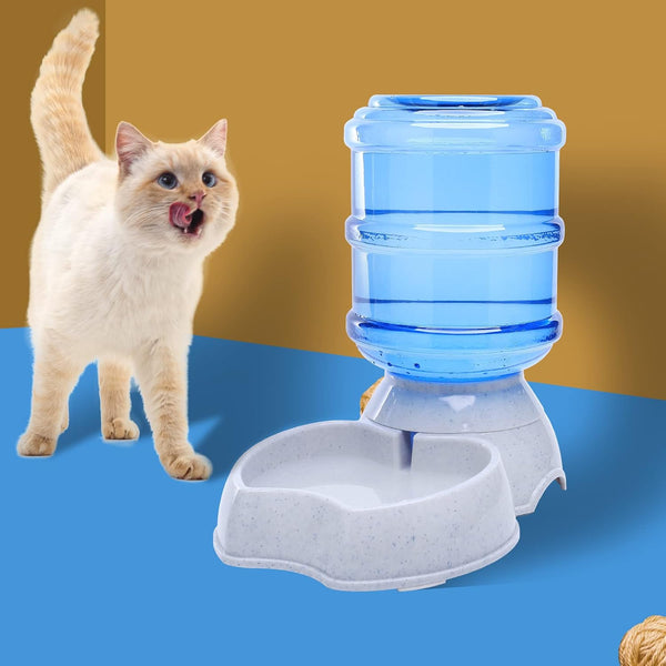 Pet Water Dispenser Automatic for Dogs Cats, Bpa-Free, Gravity Refill, Self Feeding for Small Medium Pets Puppy Kitten Rabbit - 1 Gallon (Waterer)7