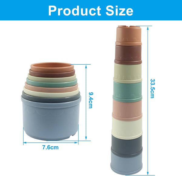 Foraging Cups for Rabbits, Multi-Colored, 8 Pcs | Small Animal Enrichment Tools, Graduated Sizes, Plastic Feeding Accessories, Pet Mental Stimulation2