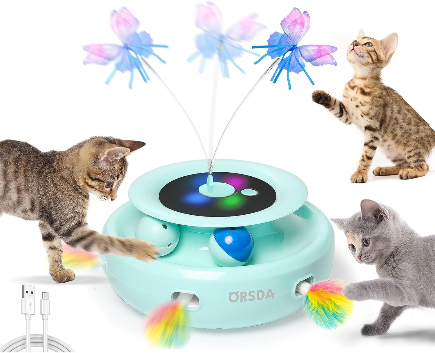 orsda-cat-toy-3-in-1-automatic-interactive-electronic-moving-ambush-feather-fluttering-butterfly-track-balls-usb-rechargeable-powered-smart-indoor-exercise-kicker