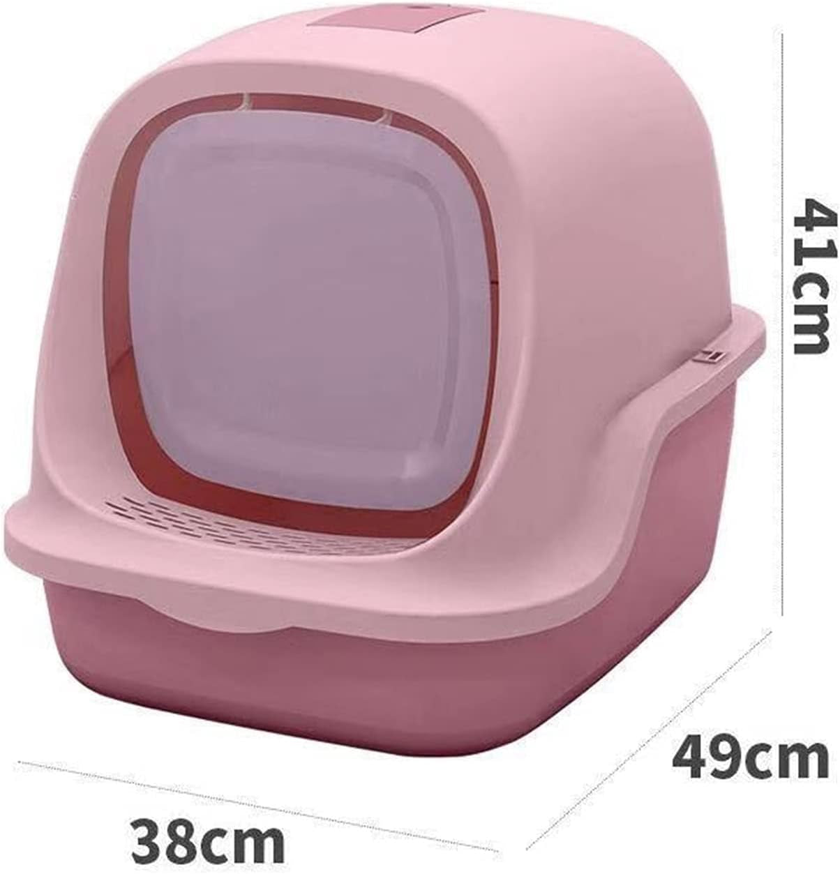 dog-potty-training-toilet-cat-litter-box-large-enclosed-toilet-with-transparent-door-cover-splash-proof-pet-suppliesa