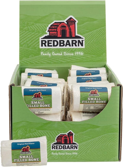 Redbarn Pet Products Small Filled Dog Bones, Peanut Butter Flavor - Long Lasting Stuffed Femur Chew Treat Made in USA - 4 Count - Packaging May Vary8