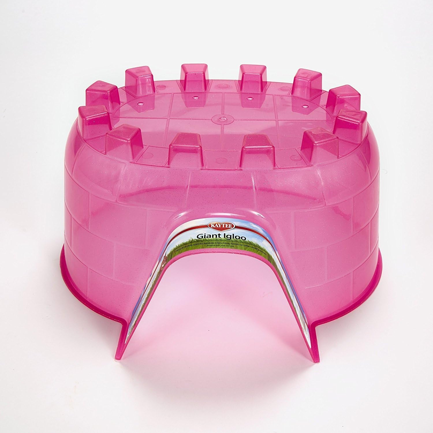 kaytee-igloo-habitat-hideout-for-pet-rabbits-ferrets-guinea-pigs-and-other-small-animals-giant