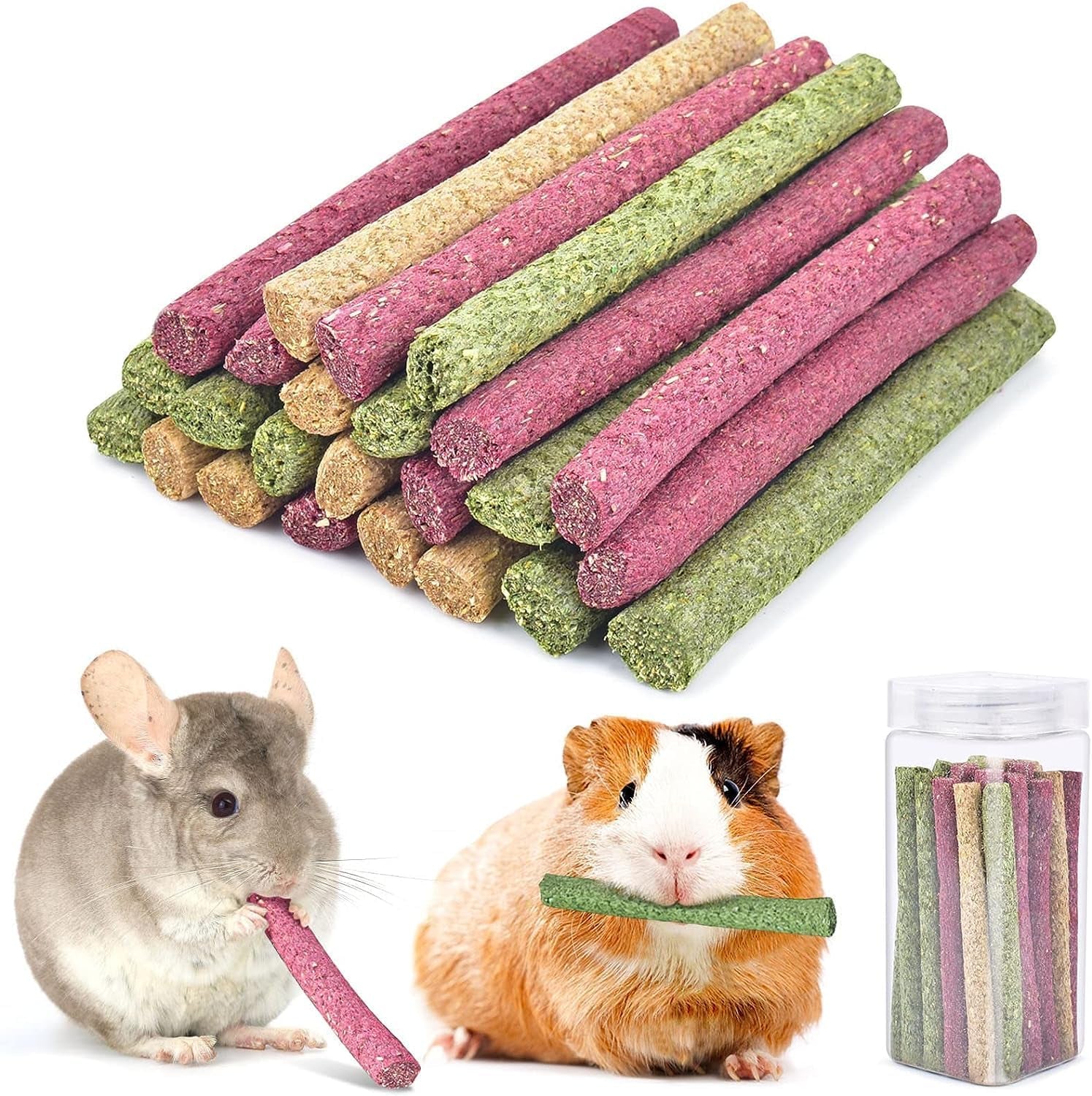 erkoon-timothy-hay-sticks-rabbit-chew-toys-for-teeth-natural-molar-sticks-rabbits-treats-for-bunnies-chinchilla-guinea-pigs-gerbil-hamster-25-pcs