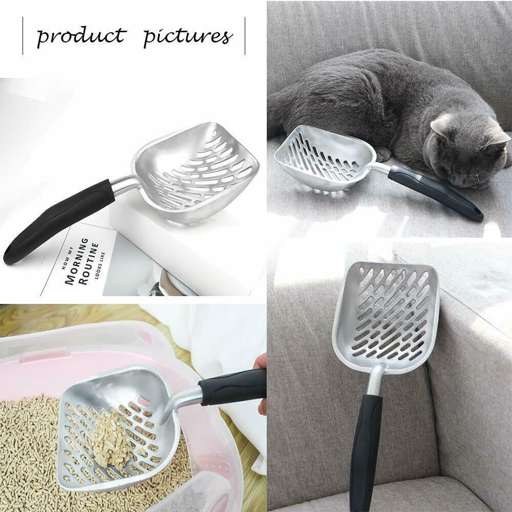 pronoia-strong-cat-litter-scoop-with-reinforced-comfort-handle-metal-poop-sifter-pet-shovel-sifting