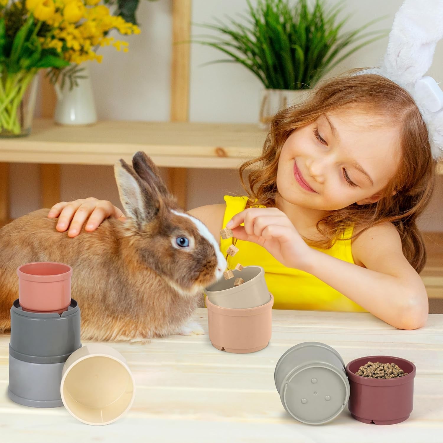 hiimalex-8-pcs-bunny-toys-stacking-cups-for-rabbit-foraging-and-play-bunny-essential-toys-safe-plastic-accessories-for-small-animals-rabbits