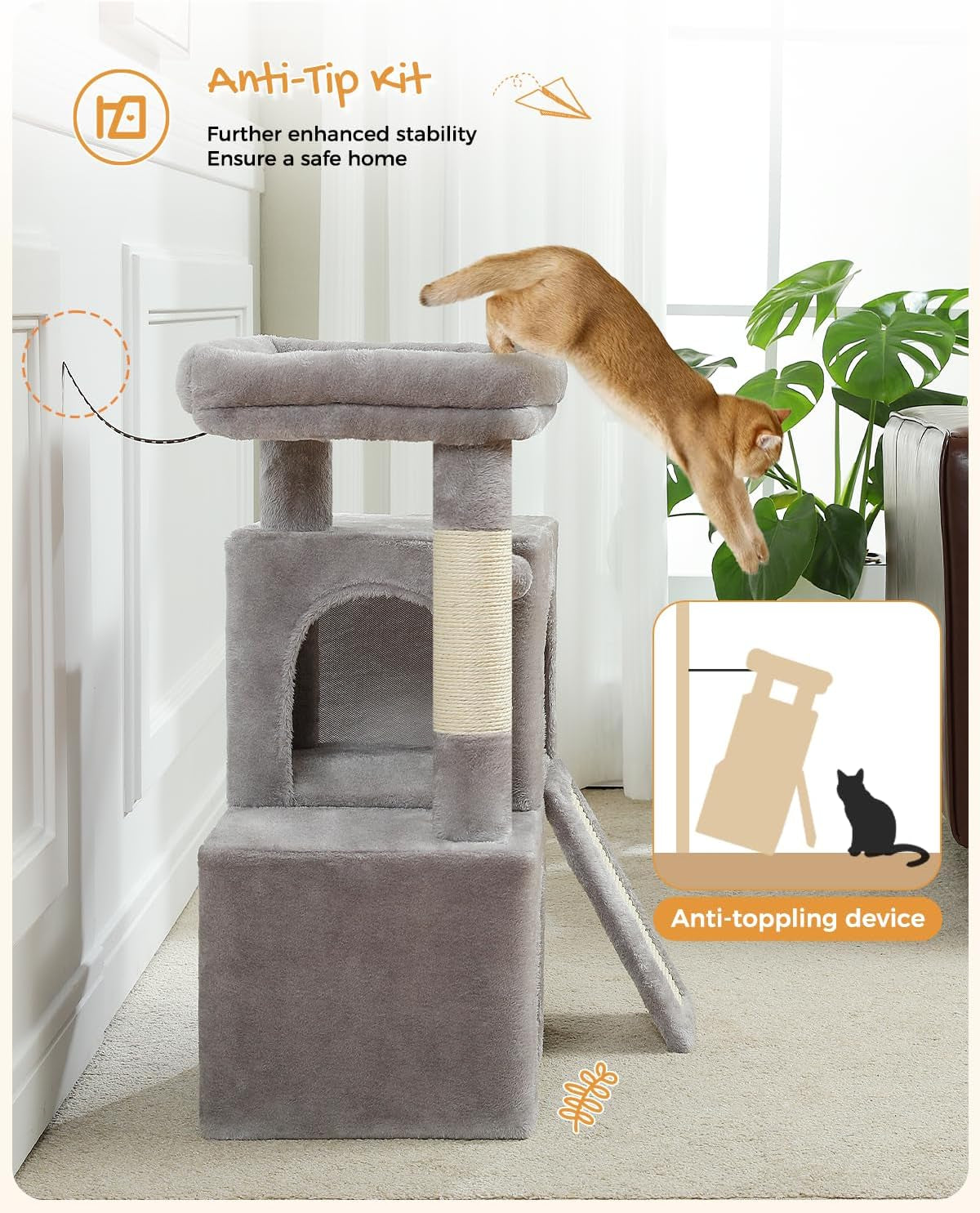 pawz-road-30-cat-tower-small-cat-tree-with-2-condos-for-indoor-cats-cat-trees-for-small-cats-cat-houses-with-scratching-ramp-and-posts-dual-condos-top-perch-for-multi-cat