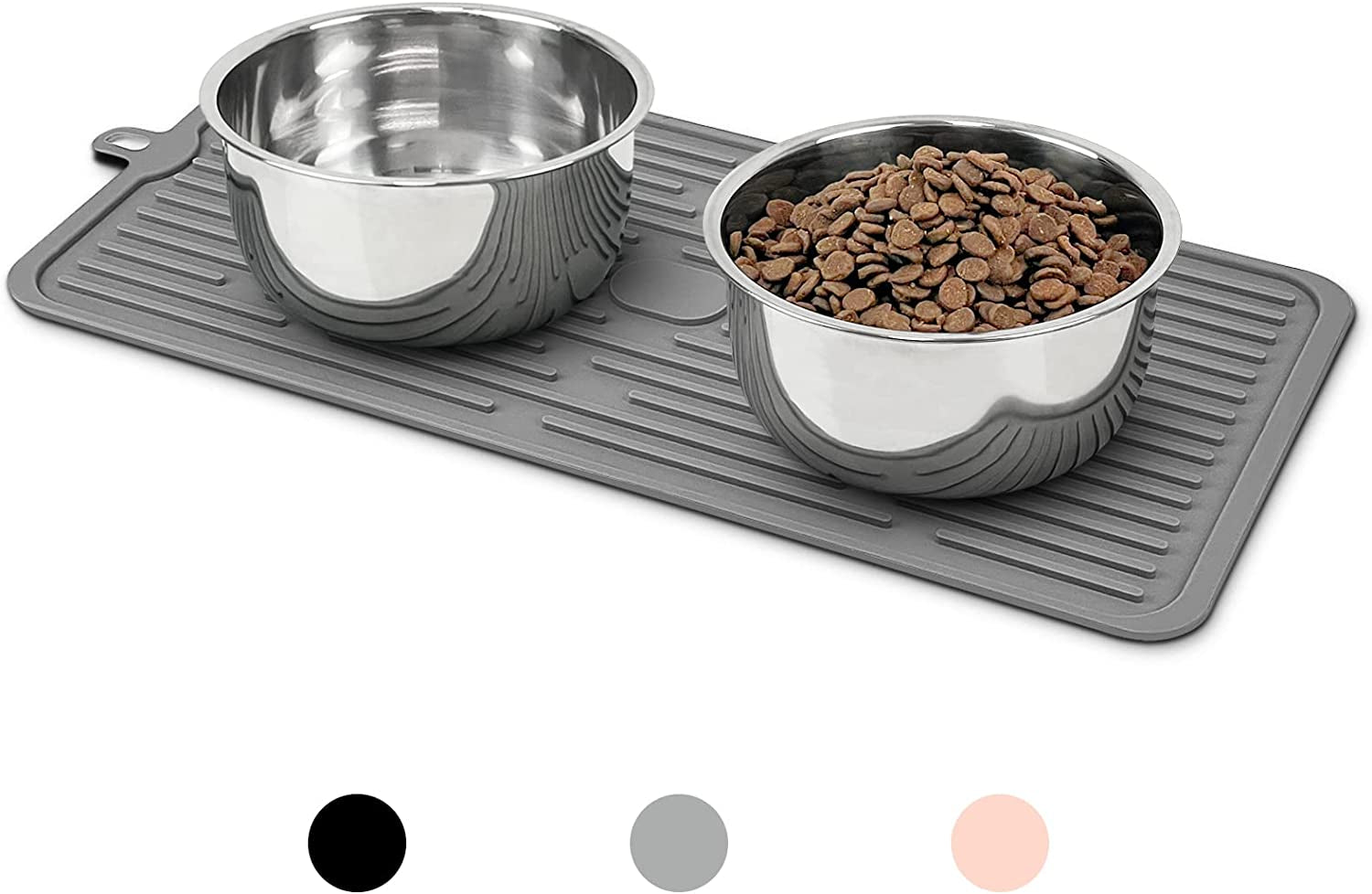 ptlom-pet-placemat-for-dog-and-cat-mat-for-prevent-food-and-water-overflow-suitable-for-medium-and-small-pet-grey-silicone