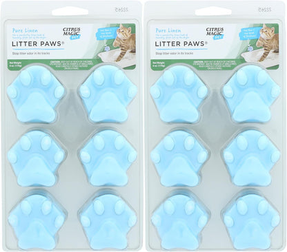 Citrus Magic Pet Odor Control Paws for Litter Boxes, Outdoor Fresh, 6-Count, 6 Count (Pack of 1)3