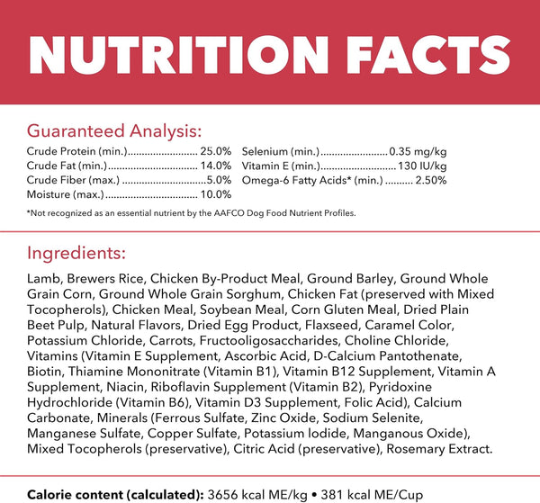 IAMS Proactive Health Minichunks Dry Dog Food, Lamb & Rice, 15 Lb | Real Lamb #1 Ingredient, Omega-6 Fatty Acids for Skin & Coat, Natural Fiber & Prebiotics, No Fillers or Artificial Flavors8