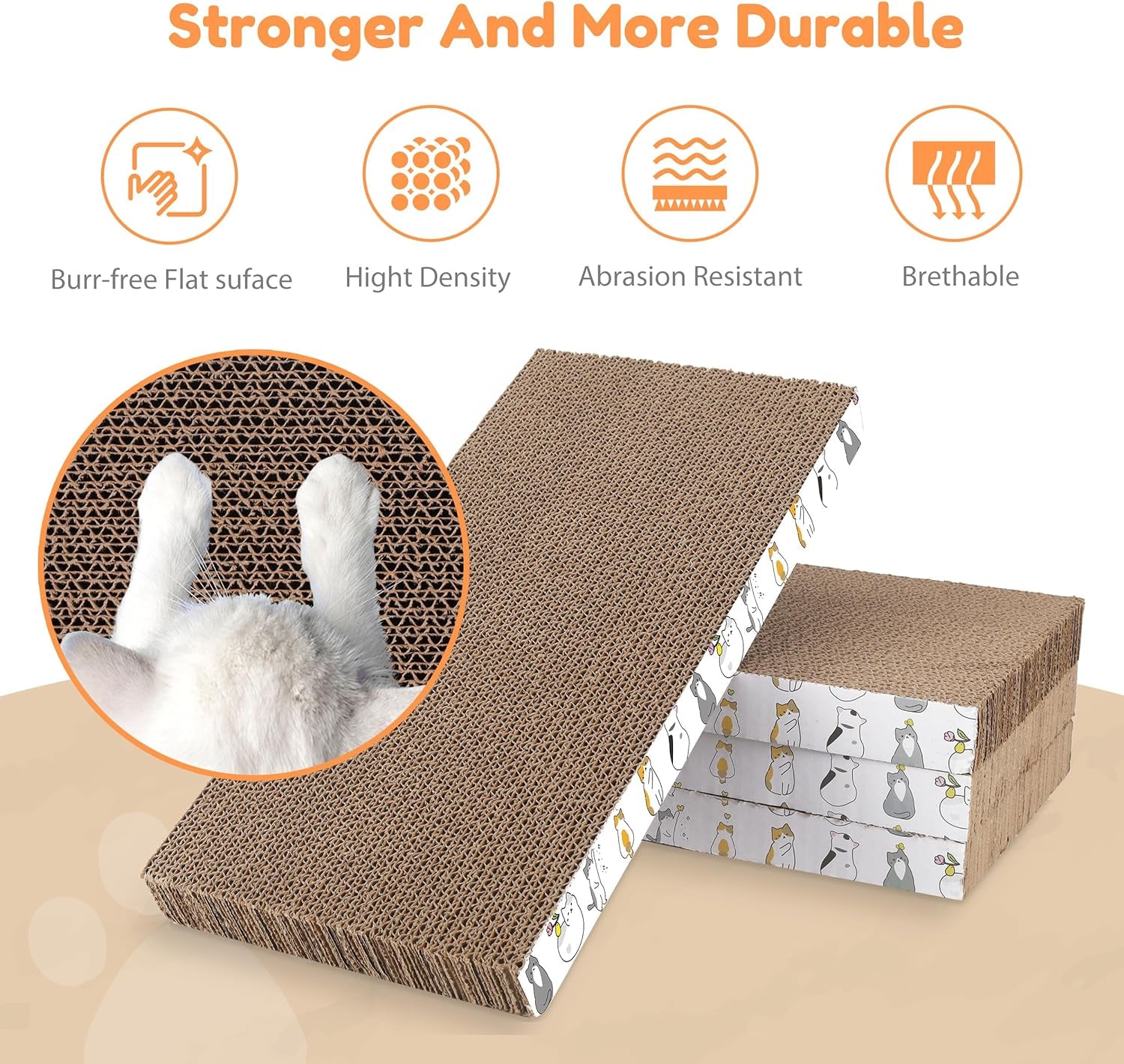 patiencet-cat-scratch-pad-with-box-4-pack-cardboard-cat-scratcher-lounge-bed-for-indoor-cats-reversible-corrugated-scratching-board-refill-with-catnip