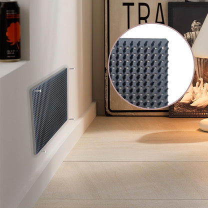 2 PCS Dog Scratching Post Pad, 14.2 X 11.8 Inch / 36 X 30 Cm PVC Dog Back Scratcher, Soft Touch Itch Relief Pad, Massage Bed Massage Brush for Wooden Stake Wall Sofa Ground7
