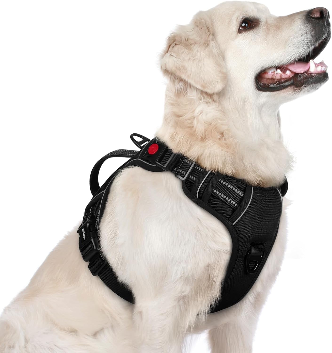 rabbitgoo-large-dog-harness-easy-wear-with-3-buckles-and-lift-handle-no-pull-with-front-clip-for-walking-adjustable-soft-padded-reflective-easy-control-pink-large