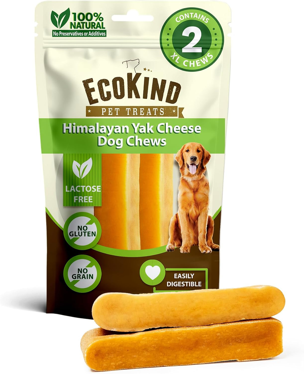 ecokind-yak-cheese-himalayan-dog-chews-yak-chews-for-large-dogs-4-5-bones-1-lb-long-lasting-for-aggressive-chewers-only-3-ingredient-natural-high-protein-dental-dog-treats-no-additives-or-lactose