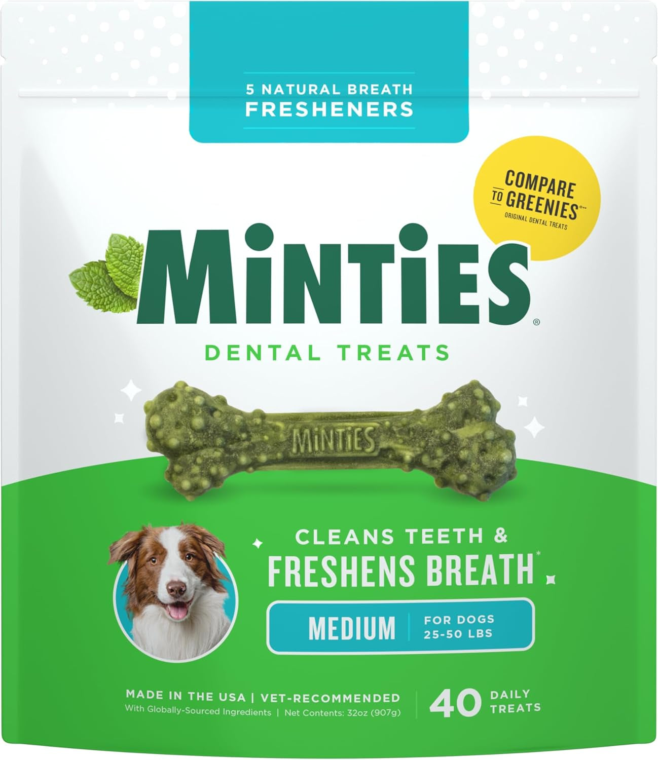 minties-dog-dental-bone-treats-tiny-small-dental-dog-treats-16-ounces-cleans-teeth-fight-bad-breath-removes-plaque-and-tartar-40-count