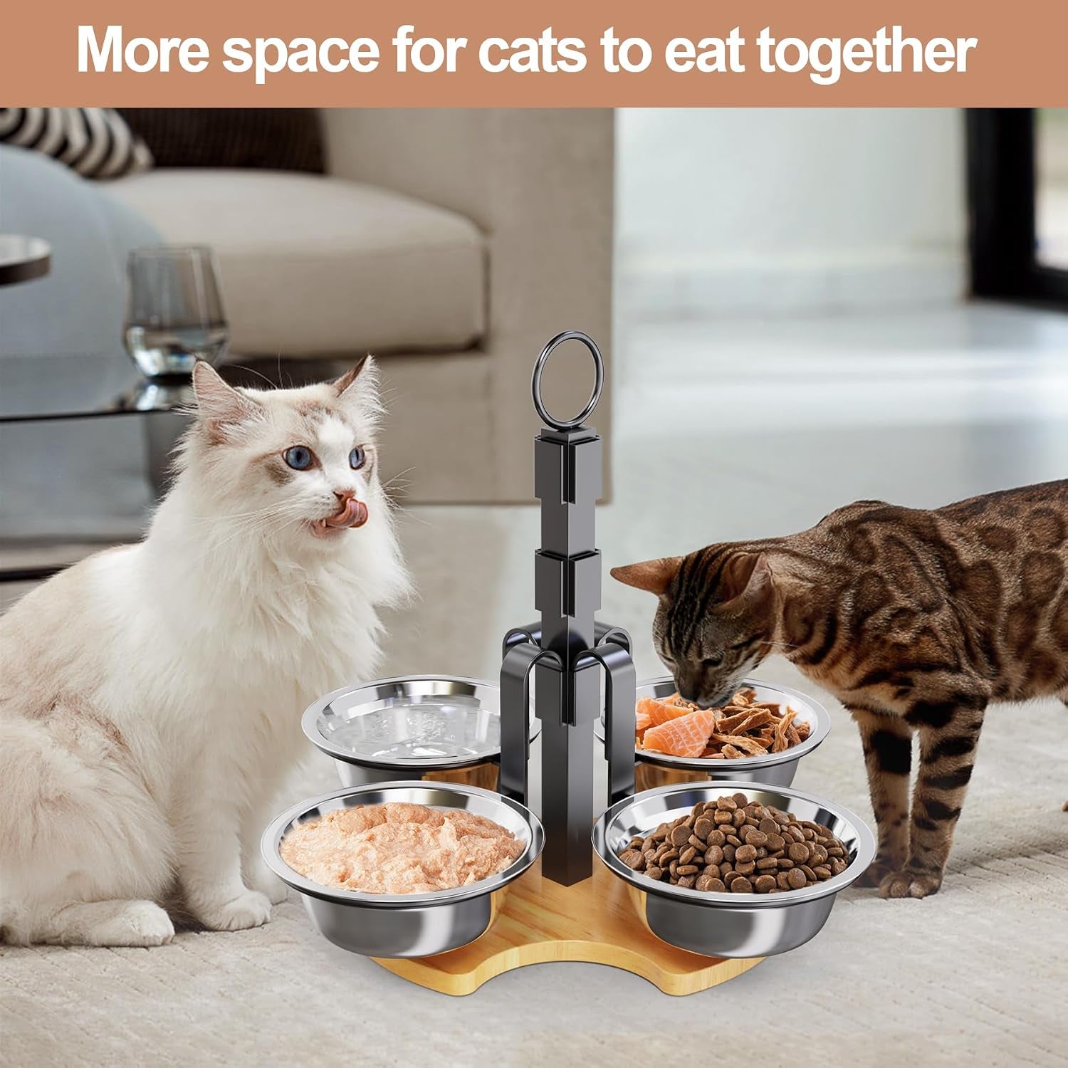 elevated-cat-bowls-3-adjustable-height-4-stainless-steel-cats-dogs-pet-elevated-raised-cat-food-and-water-bowls-3-adjustable-heights-4-stainless-steel-bowls-for-indoor-cats-small-dogs