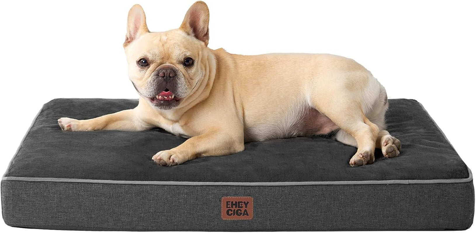 eheyciga-medium-memory-foam-dog-crate-bed-washable-30x20inch-grey-high-density-egg-crate-foam-waterproof-liner-removable-easy-clean-cover-non-slip-bottom-fits-crate-floor-and-sofa