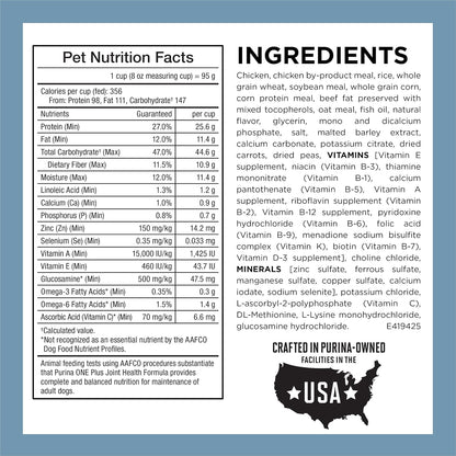 Purina ONE plus Joint Health Formula Natural with Added Vitamins, Minerals and Nutrients Dry Dog Food - 31.1 Lb. Bag5