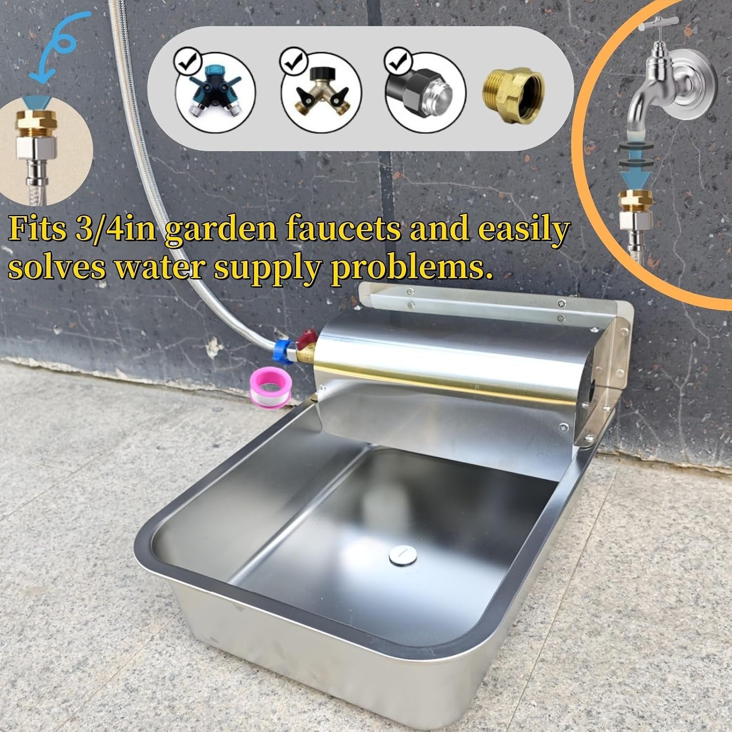 automatic-dog-water-dispenser-wide-mouth-design-water-level-control-11l-stainless-steel-outdoor-dog-water-bowl-with-float-valve-auto-refill-for-dogs-alpacas-livestock-with-3-4-brass-adapter
