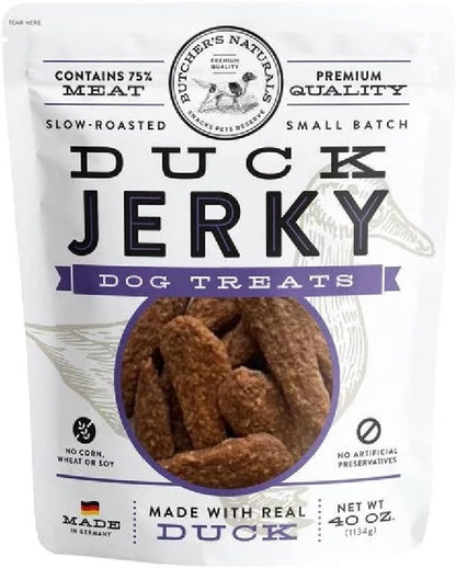 Butcher'S Naturals Dog Treat Real Duck Slow Roasted Small Batch Contains 75% Meat No Corn No Soy (40 OZ)1