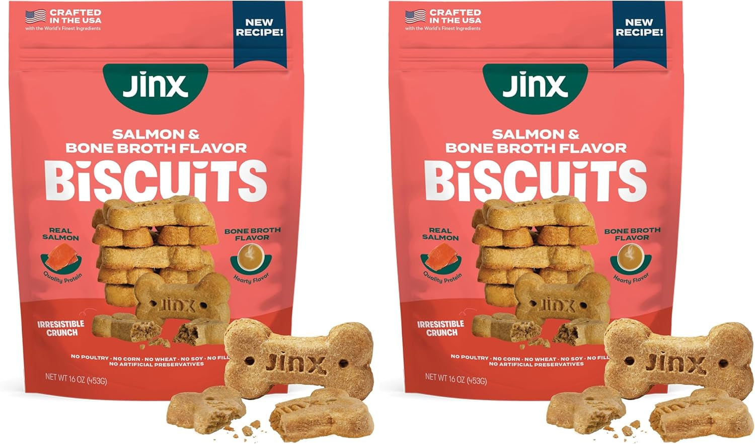 jinx-dog-biscuits-oven-baked-dog-treats-with-salmon-bone-broth-16oz-1-pack-crunchy-healthy-dog-treat-superfood-rich-with-real-salmon-dog-cookies-for-puppies-adults-senior-dogs